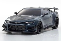Kyosho Mini-Z Chevy Camaro ZL-1 Shadow Grey Readyset 1/27 Scale RWD Car W/LEDs - RTR -Freewing Shop kyosho mini z chevy camaro zl 1 shadow grey readyset 1 27 scale rwd car w leds rtr motion rc 32077434618041