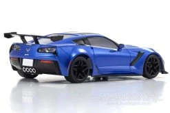 Kyosho Mini-Z Corvette ZR1 Elkhart Lake Blue Readyset 1/27 Scale RWD Car W/LEDs - RTR -Freewing Shop kyosho mini z corvette zr1 elkhart lake blue readyset 1 27 scale rwd car w leds rtr motion rc 29222408356025