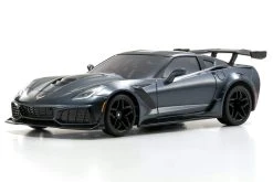 Kyosho Mini-Z Corvette ZR1 Shadow Gray Metallic Readyset 1/27 Scale RWD Car W/LEDs - RTR