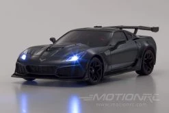 Kyosho Mini-Z Corvette ZR1 Shadow Gray Metallic Readyset 1/27 Scale RWD Car W/LEDs - RTR -Freewing Shop kyosho mini z corvette zr1 shadow gray metallic readyset 1 27 scale rwd car w leds rtr motion rc 15196034138225
