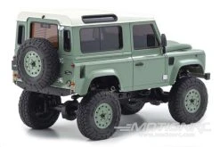 Kyosho Mini-Z Green/White Land Rover Defender 90 MX-01 1/27 Scale AWD Truck - RTR -Freewing Shop kyosho mini z green white land rover defender 90 mx 01 1 27 scale awd truck rtr motion rc 34332968091833