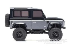Kyosho Mini-Z Grey/Black Land Rover Defender 90 MX-01 1/27 Scale AWD Truck - RTR -Freewing Shop kyosho mini z grey black land rover defender 90 mx 01 1 27 scale awd truck rtr motion rc 34332765716665
