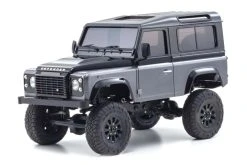 Kyosho Mini-Z Grey/Black Land Rover Defender 90 MX-01 1/27 Scale AWD Truck - RTR