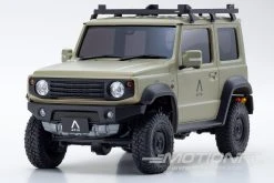 Kyosho Mini-Z Khaki Jimney Sierra MX-01 Readyset 1/27 Scale AWD 4X4 - RTR -Freewing Shop kyosho mini z khaki jimney sierra mx 01 readyset 1 27 scale awd 4x4 rtr motion rc 31477081047225