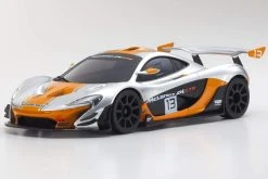 Kyosho Mini-Z McLaren P1 GTR Silver/Orange MR-03 Readyset 1/27 Scale RWD Car - RTR
