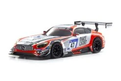Kyosho Mini-Z Mercedes-AMG GT3 No. 47 24H Nurburgring 2018 Readyset 1/27 Scale RWD Car - RTR