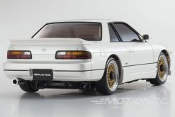 Kyosho Mini-Z Nissan Silvia With Aero Kit Pearl White Readyset 1/27 Scale AWD Car - RTR -Freewing Shop kyosho mini z nissan silvia with aero kit pearl white readyset 1 27 scale awd car rtr motion rc 31477824028857