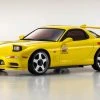 Kyosho Mini-Z RX-7 Mazda Yellow FD3S Readyset 1/27 Scale AWD Car - RTR