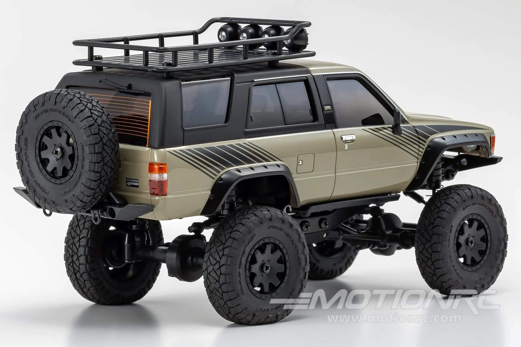 Kyosho Mini-Z Sand 4Runner With Roof Rack Readyset 1/27 Scale AWD 4X4 - RTR 5 Kyosho Mini-Z Sand 4Runner With Roof Rack Readyset 1/27 Scale AWD 4X4 - RTR - Image 3