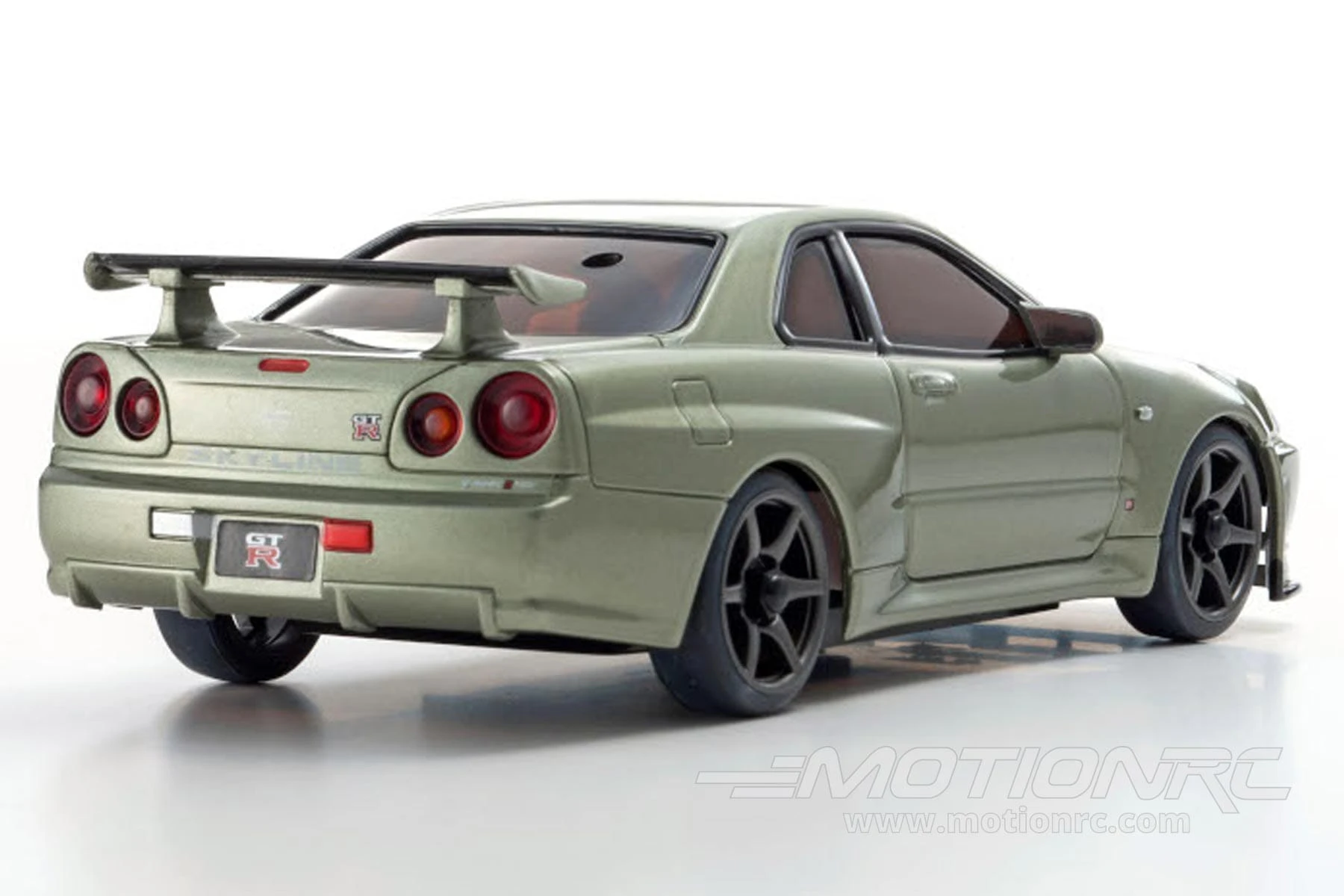 Kyosho Mini-Z Skyline GT-R Millenium Jade (R34) V.Spec II 1/27 Scale AWD - RTR 7 Kyosho Mini-Z Skyline GT-R Millenium Jade (R34) V.Spec II 1/27 Scale AWD - RTR - Image 5