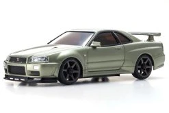 Kyosho Mini-Z Skyline GT-R Millenium Jade (R34) V.Spec II 1/27 Scale AWD - RTR
