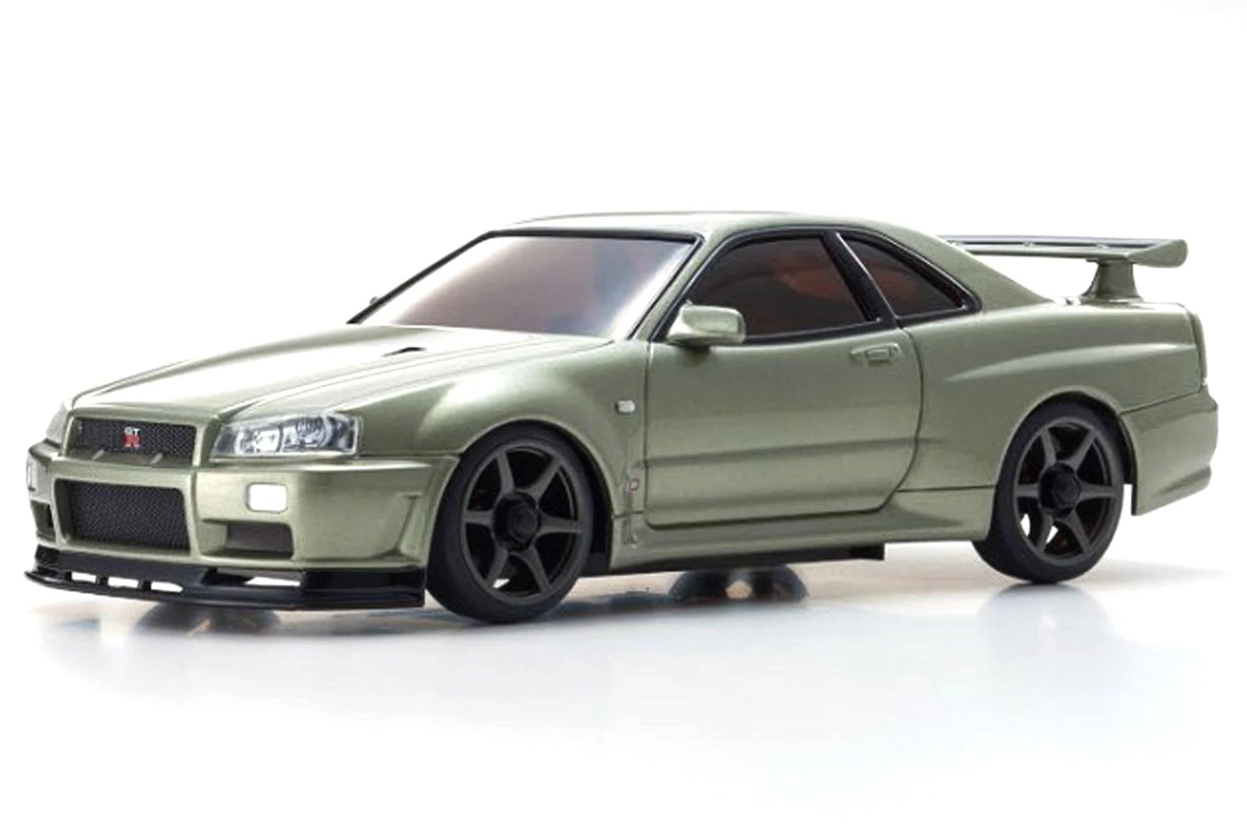 Kyosho Mini-Z Skyline GT-R Millenium Jade (R34) V.Spec II 1/27 Scale AWD - RTR 3 Kyosho Mini-Z Skyline GT-R Millenium Jade (R34) V.Spec II 1/27 Scale AWD - RTR