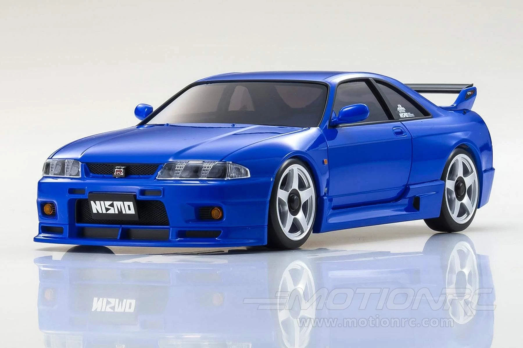 Kyosho Mini-Z Skyline GT-R NISMO (R33) Blue Readyset 1/27 Scale AWD Car - RTR 4 Kyosho Mini-Z Skyline GT-R NISMO (R33) Blue Readyset 1/27 Scale AWD Car - RTR - Image 2