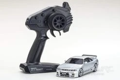 Kyosho Mini-Z Skyline GT-R NISMO (R33) Silver Readyset 1/27 Scale AWD Car - RTR -Freewing Shop kyosho mini z skyline gt r nismo r33 silver readyset 1 27 scale awd car rtr motion rc 15313157292145