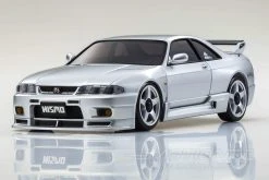 Kyosho Mini-Z Skyline GT-R NISMO (R33) Silver Readyset 1/27 Scale AWD Car - RTR -Freewing Shop kyosho mini z skyline gt r nismo r33 silver readyset 1 27 scale awd car rtr motion rc 15313157816433