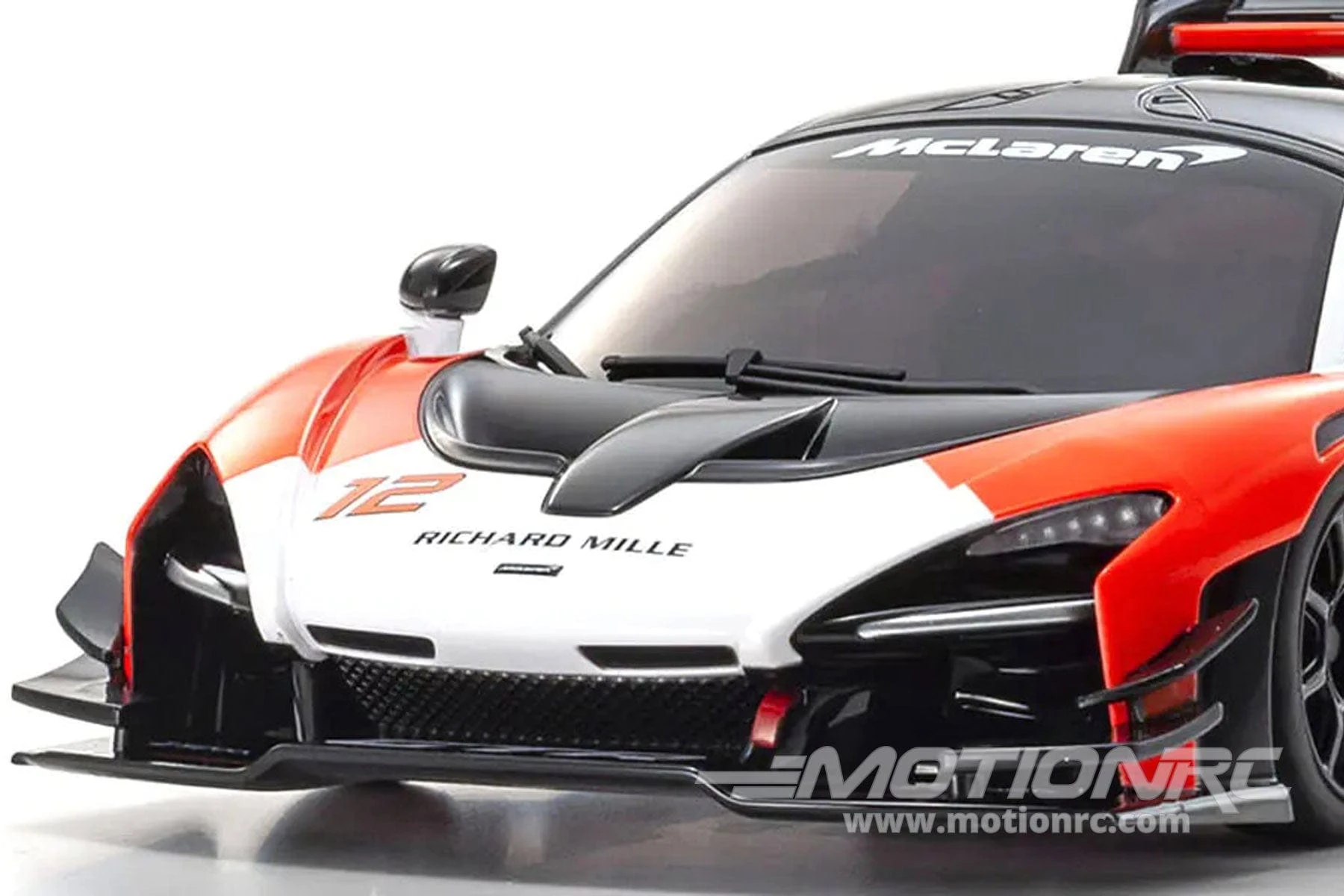 Kyosho Mini-Z White/Red McLaren Senna GTR MR-03 1/27 Scale RWD Car - RTR 7 Kyosho Mini-Z White/Red McLaren Senna GTR MR-03 1/27 Scale RWD Car - RTR - Image 5