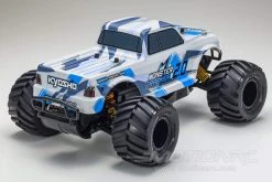 Kyosho Monster Tracker 2.0 Blue 1/10 Scale 4WD Truck - RTR -Freewing Shop kyosho monster tracker 2 0 blue 1 10 scale 4wd truck rtr motion rc 15368904114289