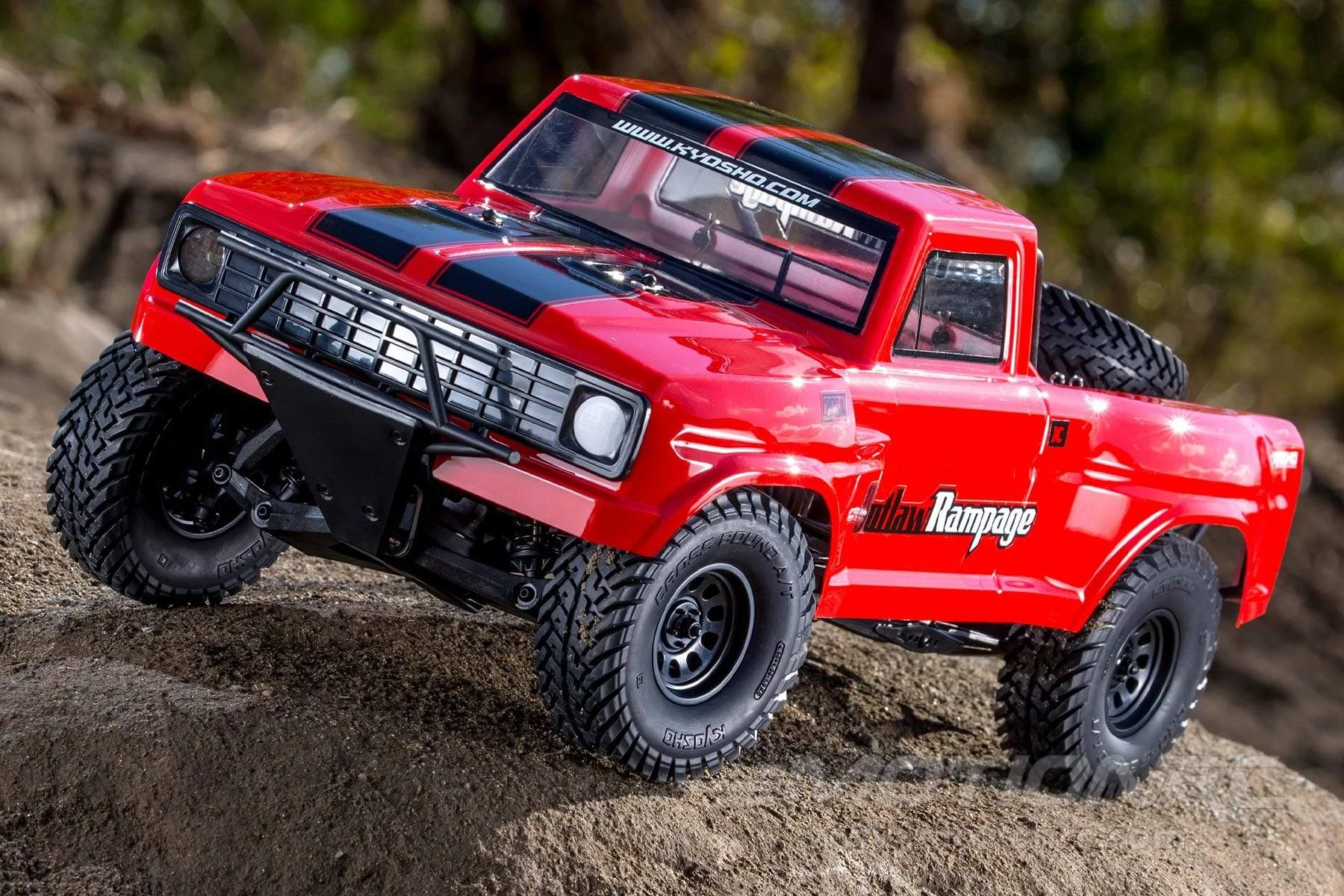 Kyosho Outlaw Rampage Pro Red 1/10 Scale 2WD Truck - RTR 4 Kyosho Outlaw Rampage Pro Red 1/10 Scale 2WD Truck - RTR - Image 2