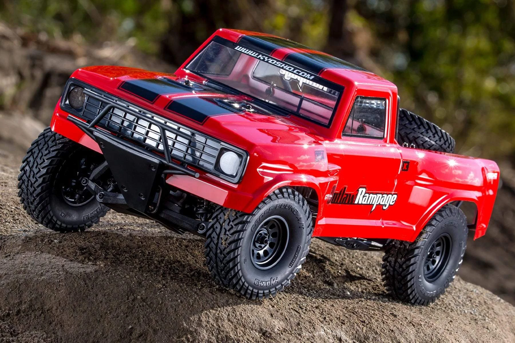 Kyosho Outlaw Rampage Pro Red 1/10 Scale 2WD Truck - RTR 3 Kyosho Outlaw Rampage Pro Red 1/10 Scale 2WD Truck - RTR