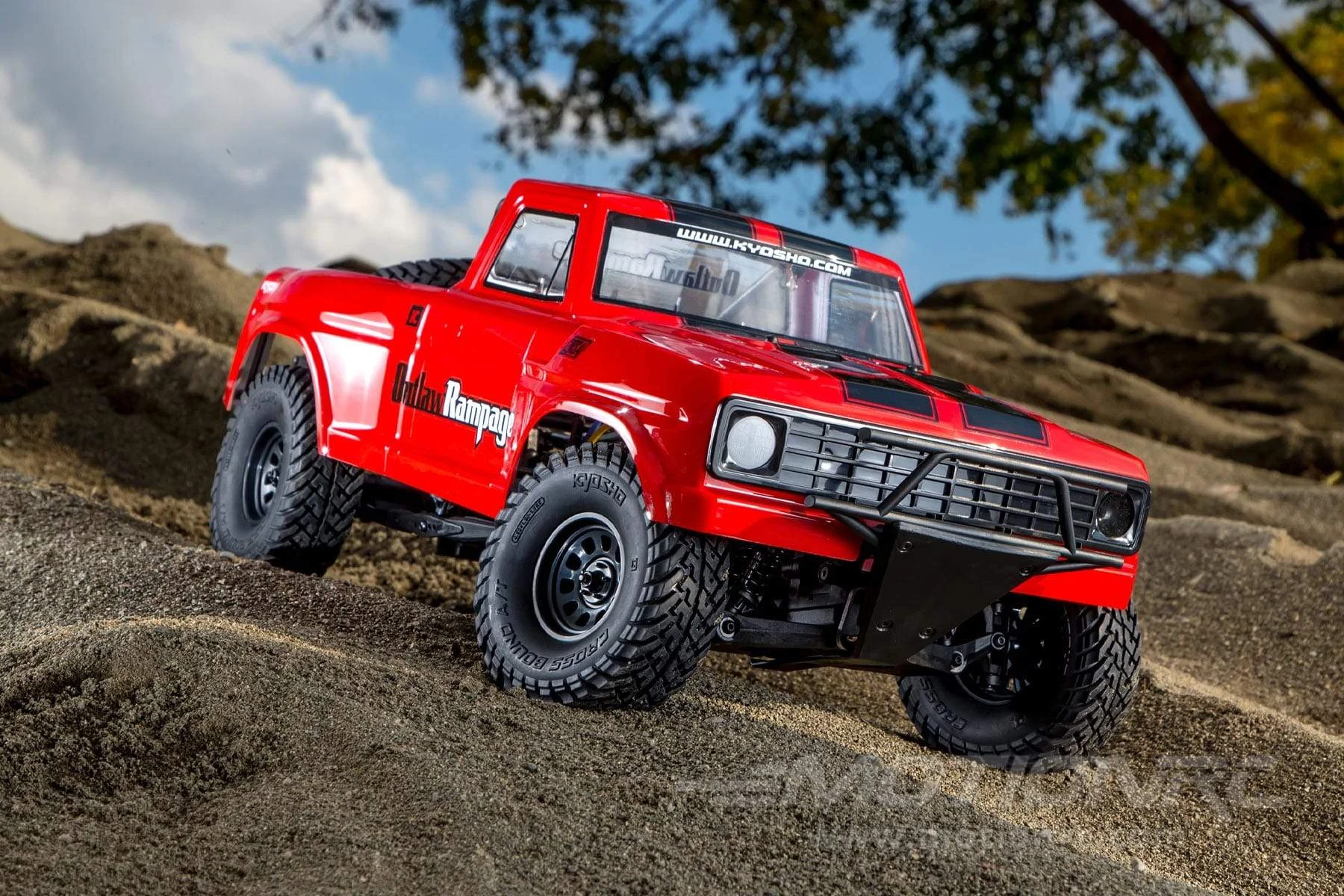 Kyosho Outlaw Rampage Pro Red 1/10 Scale 2WD Truck - RTR 5 Kyosho Outlaw Rampage Pro Red 1/10 Scale 2WD Truck - RTR - Image 3