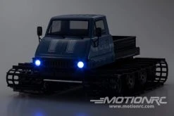 Kyosho Trail King Blue ReadySet 1/12 Scale All Terrain Tracks Vehicle - RTR -Freewing Shop kyosho trail king 1 12 scale readyset all terrain tracks vehicle blue rtr motion rc 23028003864761