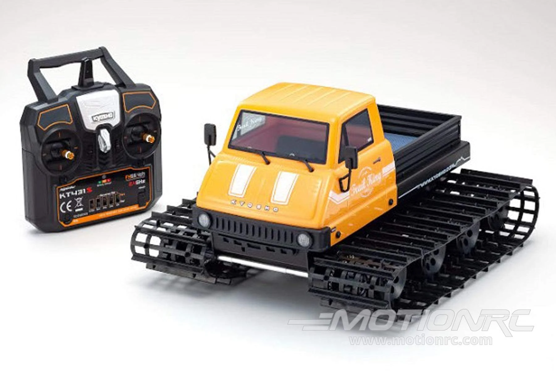 Kyosho Trail King Yellow ReadySet 1/12 Scale All Terrain Tracks Vehicle - RTR 7 Kyosho Trail King Yellow ReadySet 1/12 Scale All Terrain Tracks Vehicle - RTR - Image 5