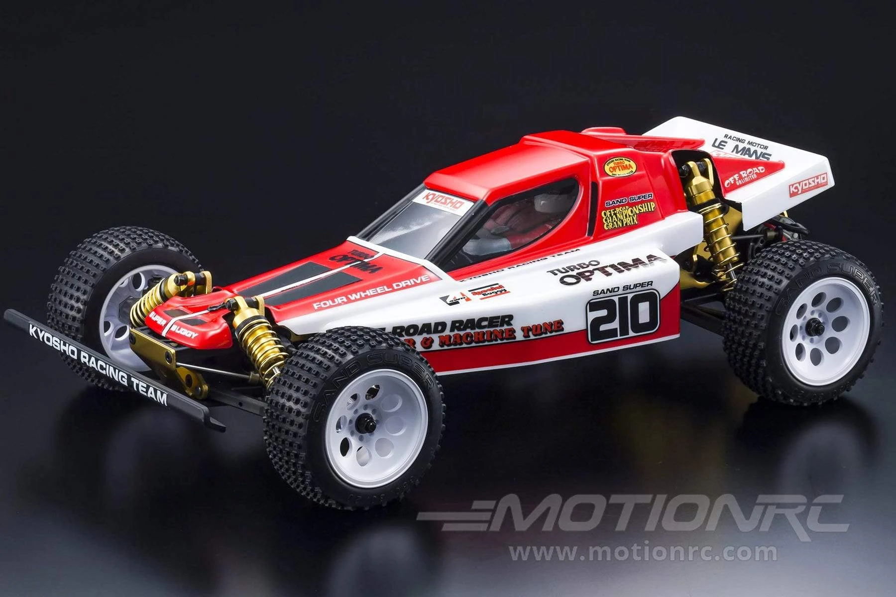 Kyosho Turbo Optima Gold 1/10 Scale 4WD Buggy - KIT 9 Kyosho Turbo Optima Gold 1/10 Scale 4WD Buggy - KIT - Image 7