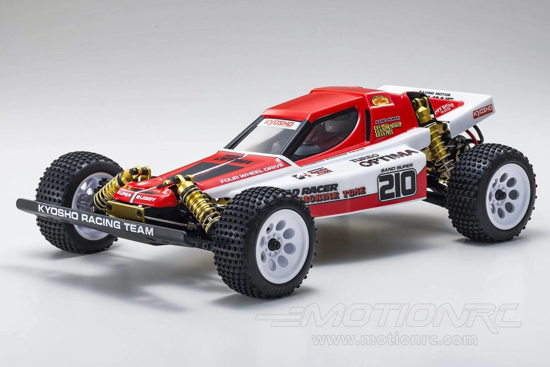 Kyosho Turbo Optima Gold 1/10 Scale 4WD Buggy - KIT 4 Kyosho Turbo Optima Gold 1/10 Scale 4WD Buggy - KIT - Image 2
