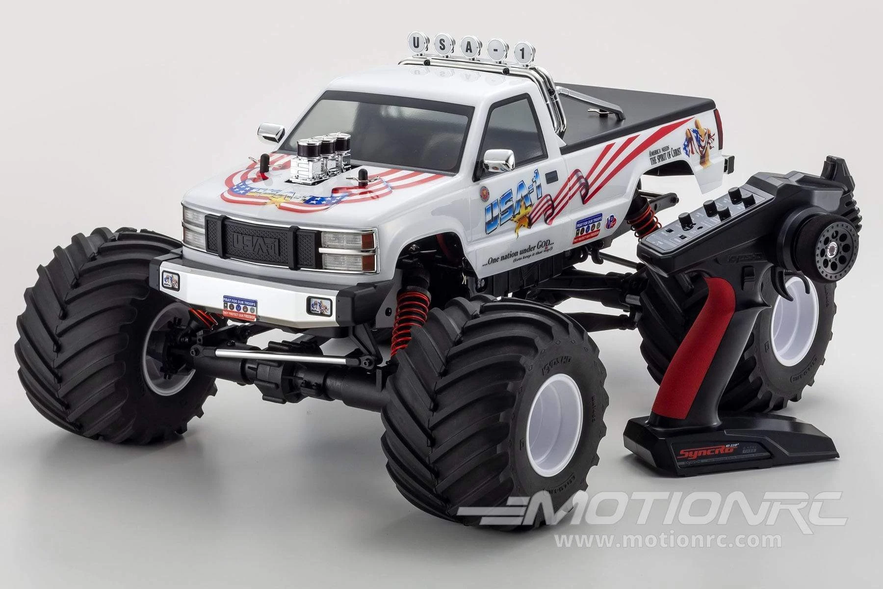 Kyosho USA-1 GP .25 Engine MT 1/8 Scale 4WD Nitro Monster Truck - RTR 8 Kyosho USA-1 GP .25 Engine MT 1/8 Scale 4WD Nitro Monster Truck - RTR - Image 6