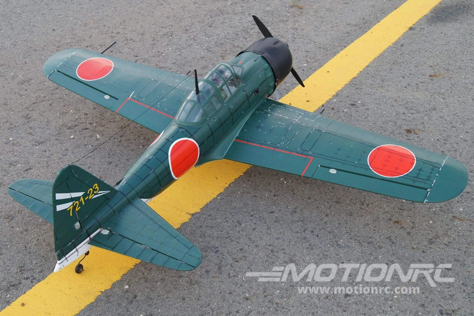 Nexa A6M5 Zero Green 1580mm (62") Wingspan - ARF 5 Nexa A6M5 Zero Green 1580mm (62") Wingspan - ARF - Image 3
