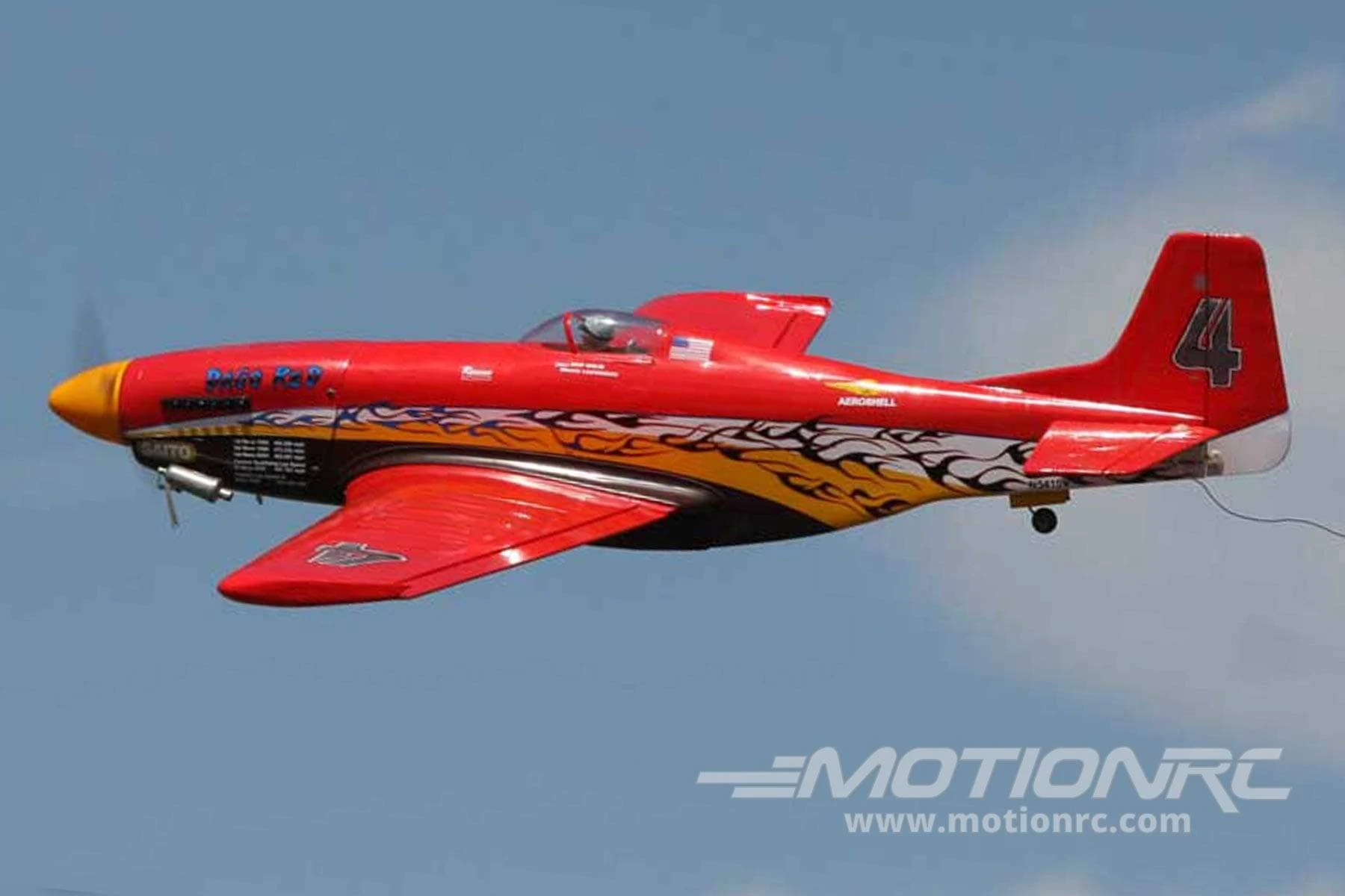 Nexa P-51 Mustang Dago Red 1580mm (62") Wingspan - ARF 4 Nexa P-51 Mustang Dago Red 1580mm (62") Wingspan - ARF - Image 2