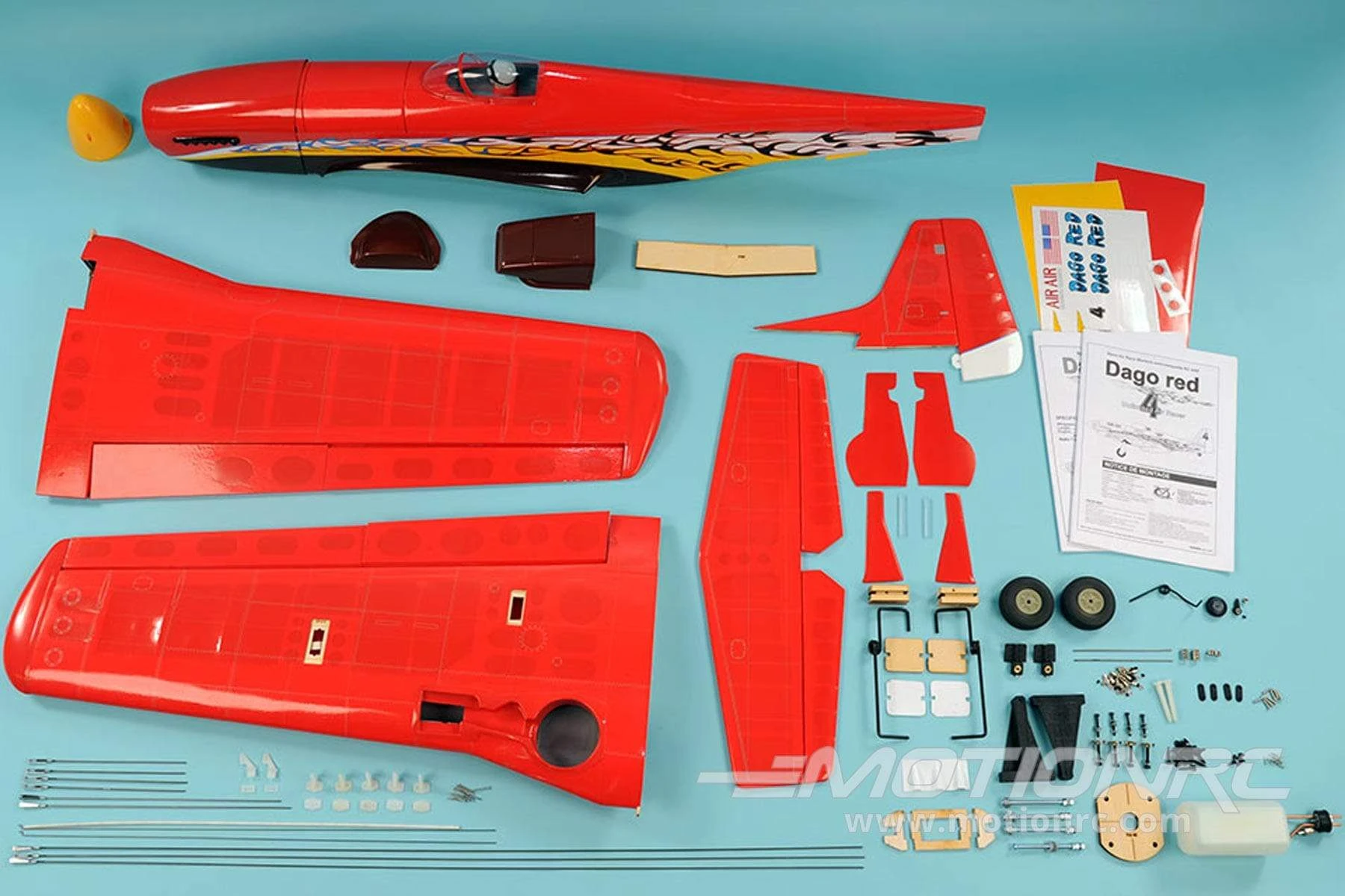 Nexa P-51 Mustang Dago Red 1580mm (62") Wingspan - ARF 11 Nexa P-51 Mustang Dago Red 1580mm (62") Wingspan - ARF - Image 9