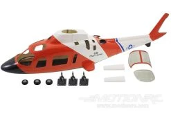 Roban A-109 Coast Guard 600 Size Helicopter Scale Conversion - KIT -Freewing Shop roban a 109 coast guard 600 size helicopter scale conversion kit motion rc 725422833689