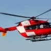 Roban EC-145 Red And White 800 Size Scale Helicopter - ARF