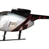 Roban MD-500E Civil Silver/Black 600 Size Helicopter Scale Conversion - KIT -Freewing Shop roban md 500e civil silver black 600 size helicopter scale conversion kit motion rc 729880723481