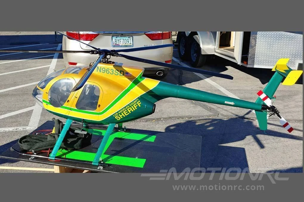 Roban MD-500E LA Sheriff 800 Size Scale Helicopter - ARF 8 Roban MD-500E LA Sheriff 800 Size Scale Helicopter - ARF - Image 6