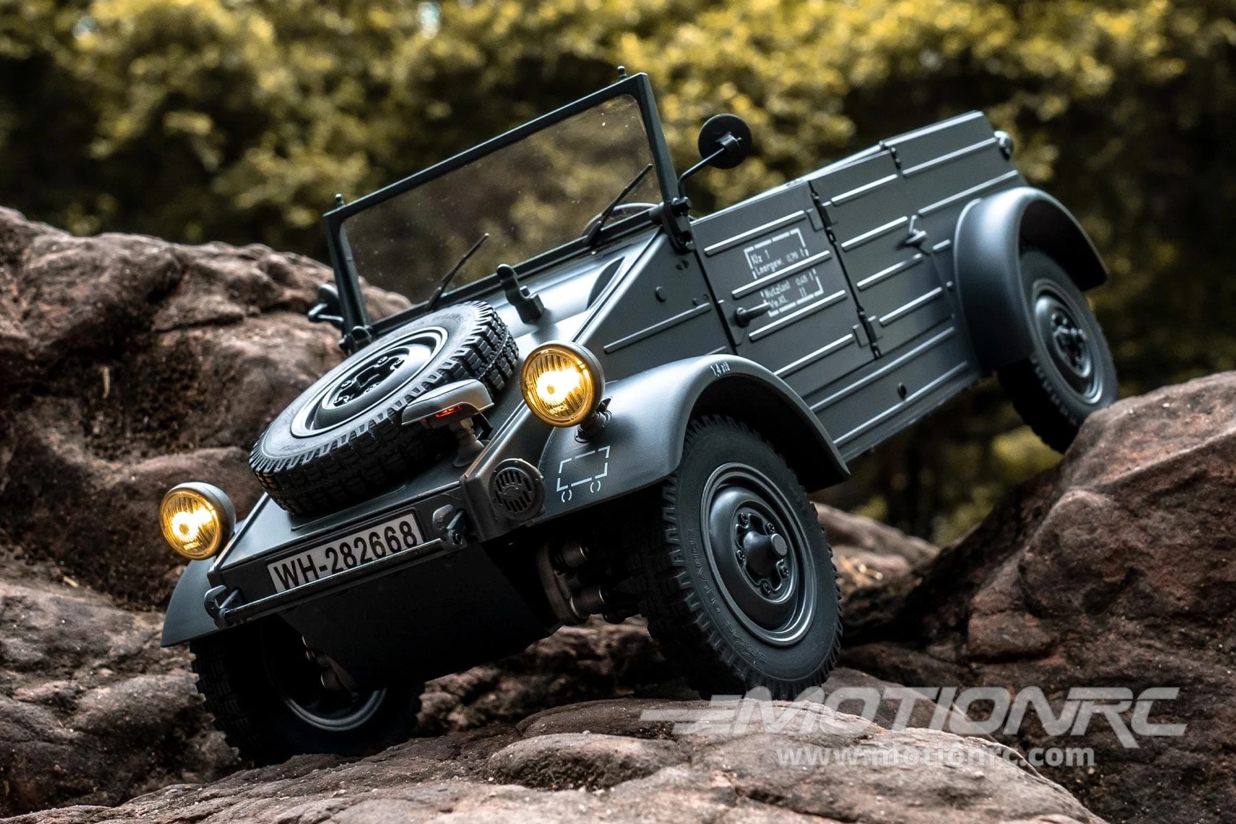 Roc Hobby Kubelwagen 1/12 Scale 4WD Military Truck - RTR 8 Roc Hobby Kubelwagen 1/12 Scale 4WD Military Truck - RTR - Image 6