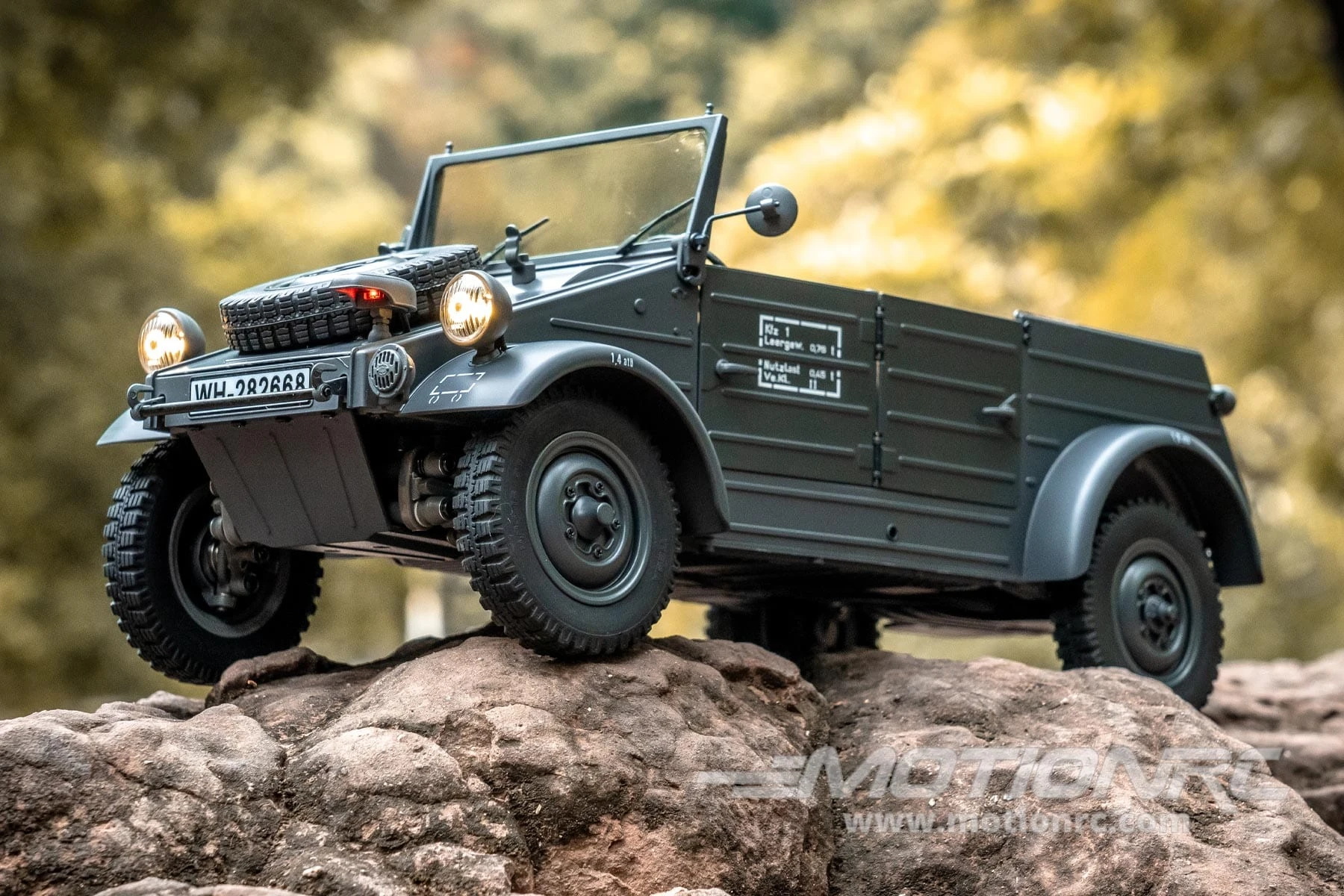 Roc Hobby Kubelwagen 1/12 Scale 4WD Military Truck - RTR 4 Roc Hobby Kubelwagen 1/12 Scale 4WD Military Truck - RTR - Image 2