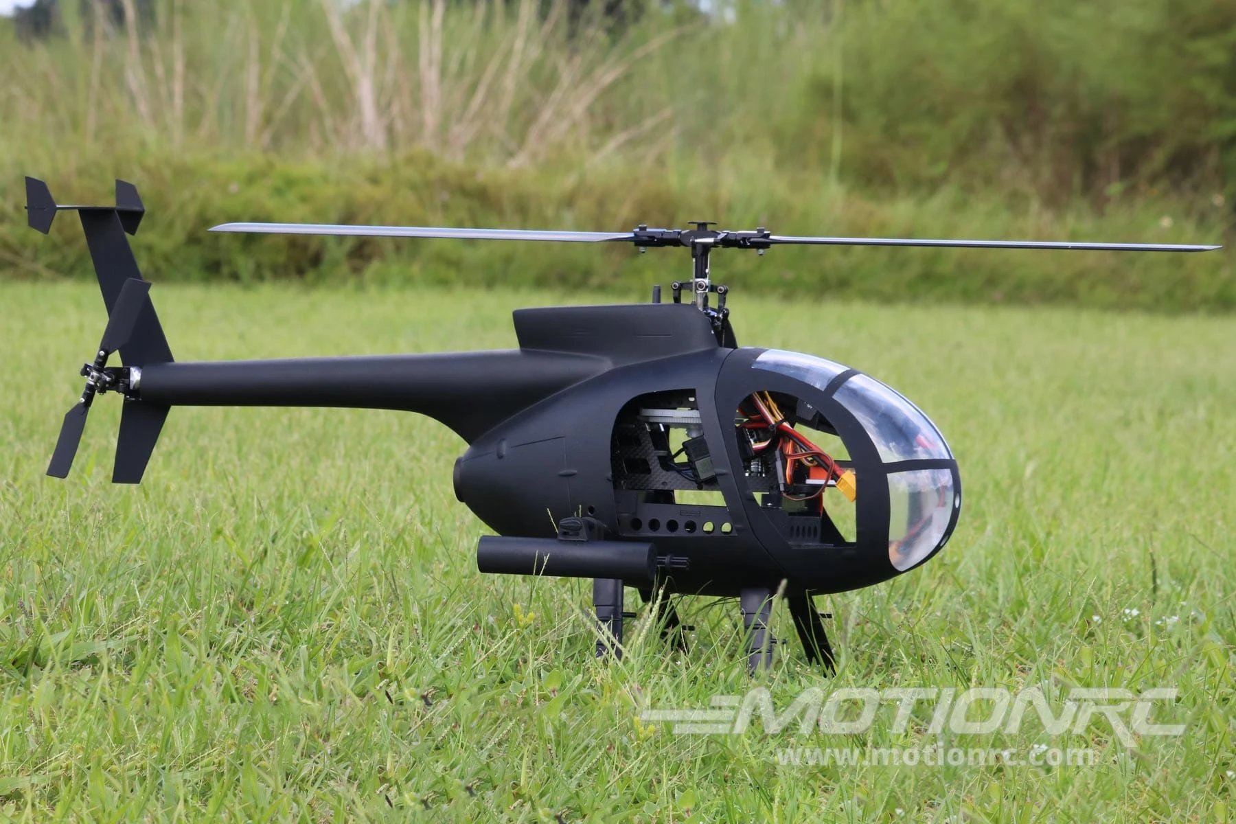 RotorScale AH-6 Attack Tactical Black 450 Size Helicopter - PNP 10 RotorScale AH-6 Attack Tactical Black 450 Size Helicopter - PNP - Image 8