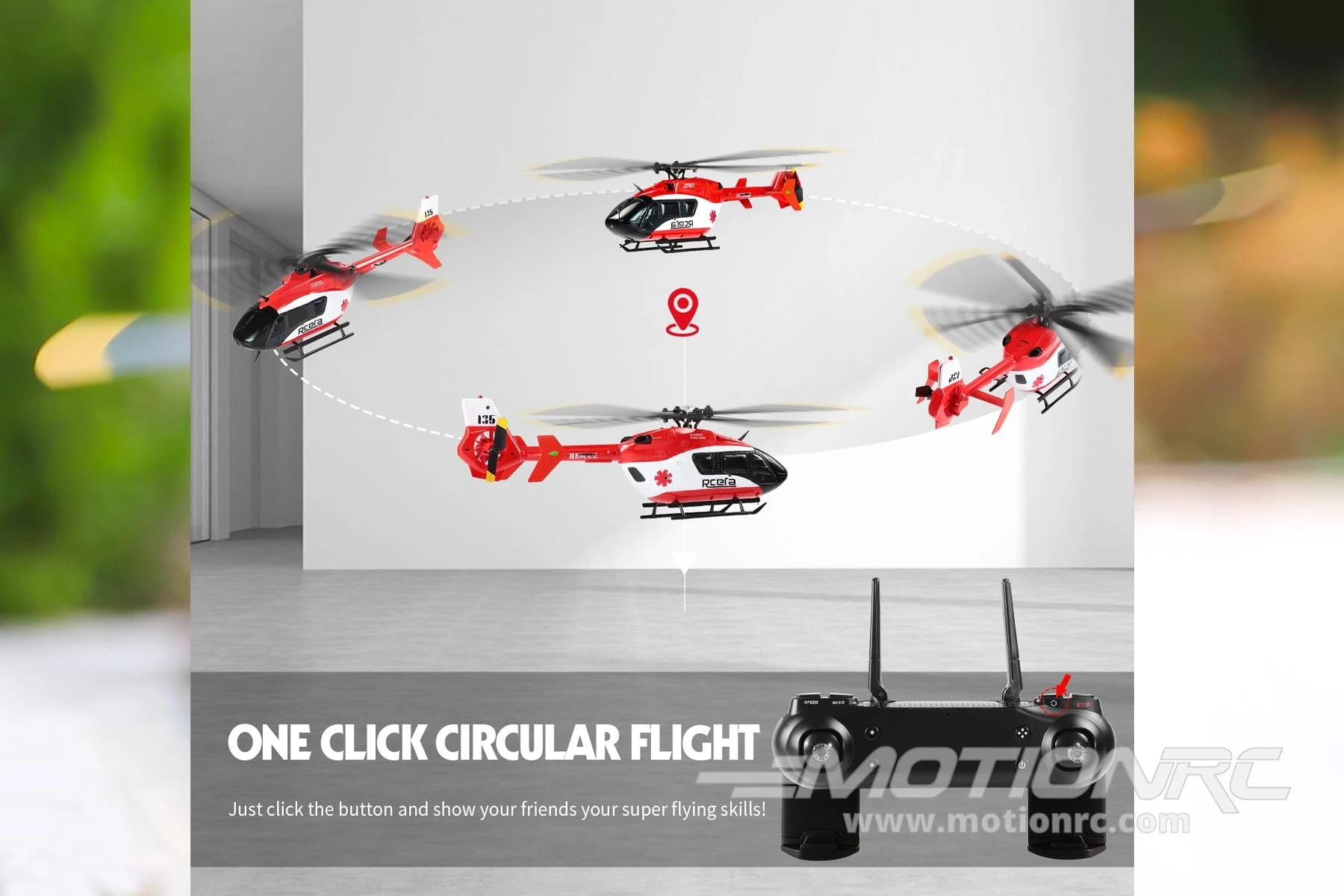 RotorScale EC135 100 Size Gyro Stabilized Helicopter - RTF 9 RotorScale EC135 100 Size Gyro Stabilized Helicopter - RTF - Image 7