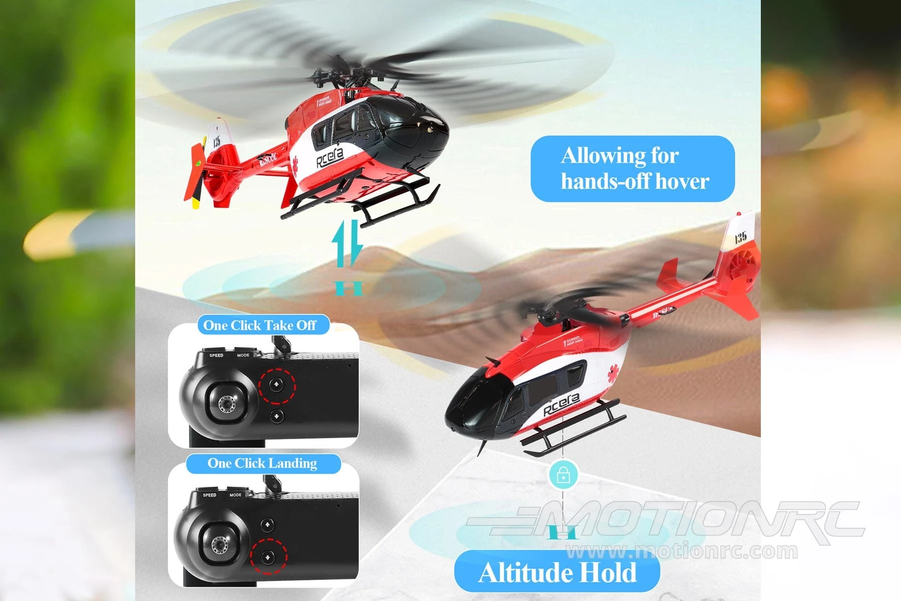 RotorScale EC135 100 Size Gyro Stabilized Helicopter - RTF 8 RotorScale EC135 100 Size Gyro Stabilized Helicopter - RTF - Image 6