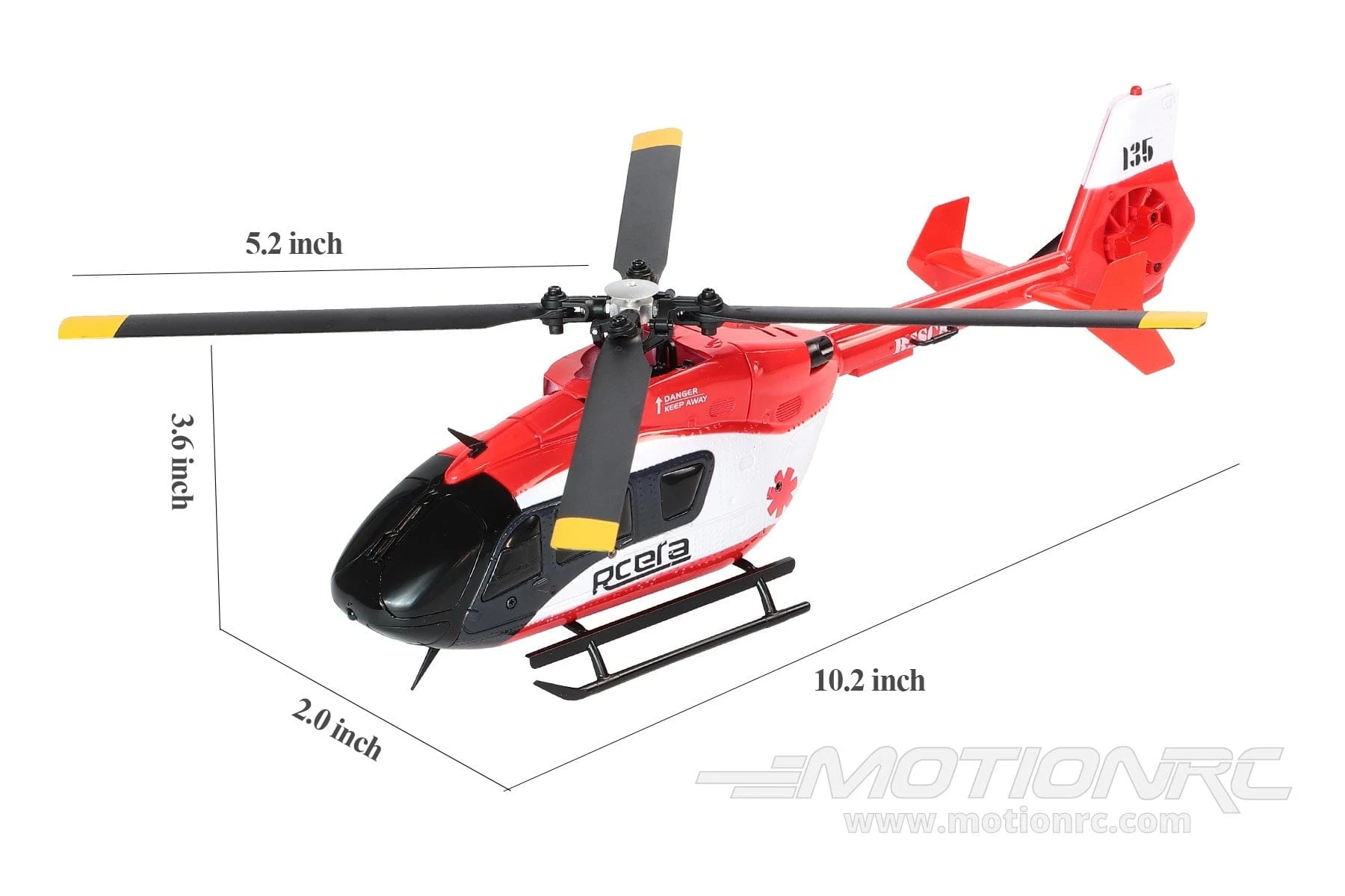 RotorScale EC135 100 Size Gyro Stabilized Helicopter - RTF 12 RotorScale EC135 100 Size Gyro Stabilized Helicopter - RTF - Image 10