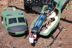 RotorScale UH-1A Huey Medic Green 450 Size Helicopter - PNP -Freewing Shop rotorscale uh 1a huey medic green 450 size helicopter pnp motion rc 29699190292665