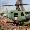RotorScale UH-1A Huey Medic Green 450 Size Helicopter - PNP
