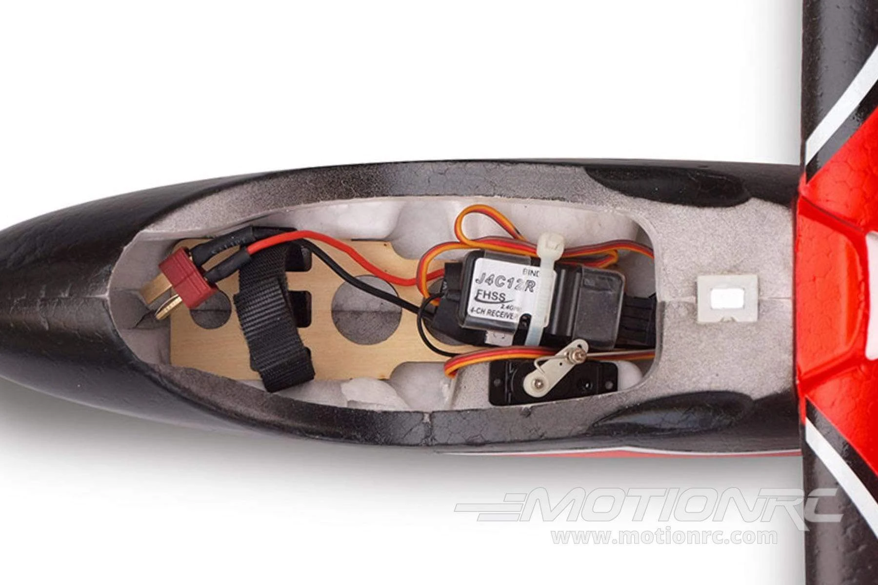 Skynetic Huntsman V2 Glider Orange 1100mm (43.3") Wingspan - RTF 7 Skynetic Huntsman V2 Glider Orange 1100mm (43.3") Wingspan - RTF - Image 5