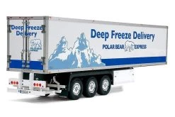 Tamiya 3-Axle Reefer Trailer 1/14 Scale Plastic Model - KIT