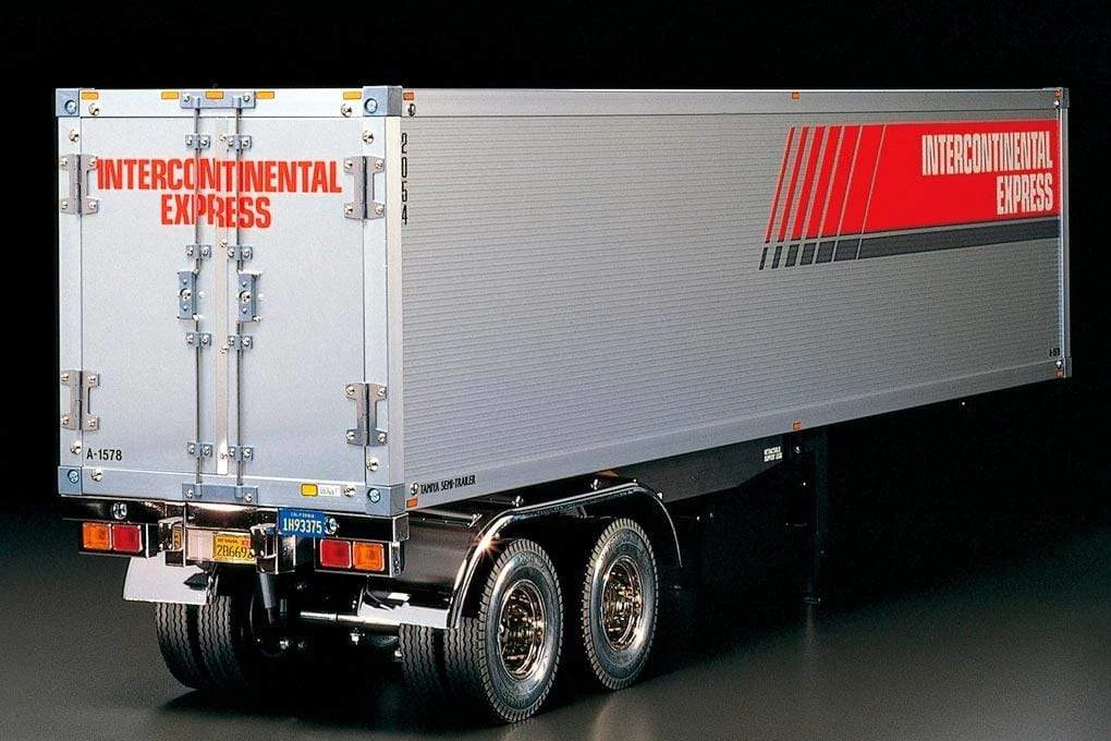 Tamiya Box Trailer 1/14 Scale Plastic Model - KIT 3 Tamiya Box Trailer 1/14 Scale Plastic Model - KIT