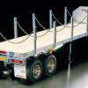 Tamiya Flatbed Semi-Trailer 1/14 Scale Plastic Model - KIT -Freewing Shop tamiya rc flatbed semi trailer 1 14 scale plastic model kit motion rc 14908678045809