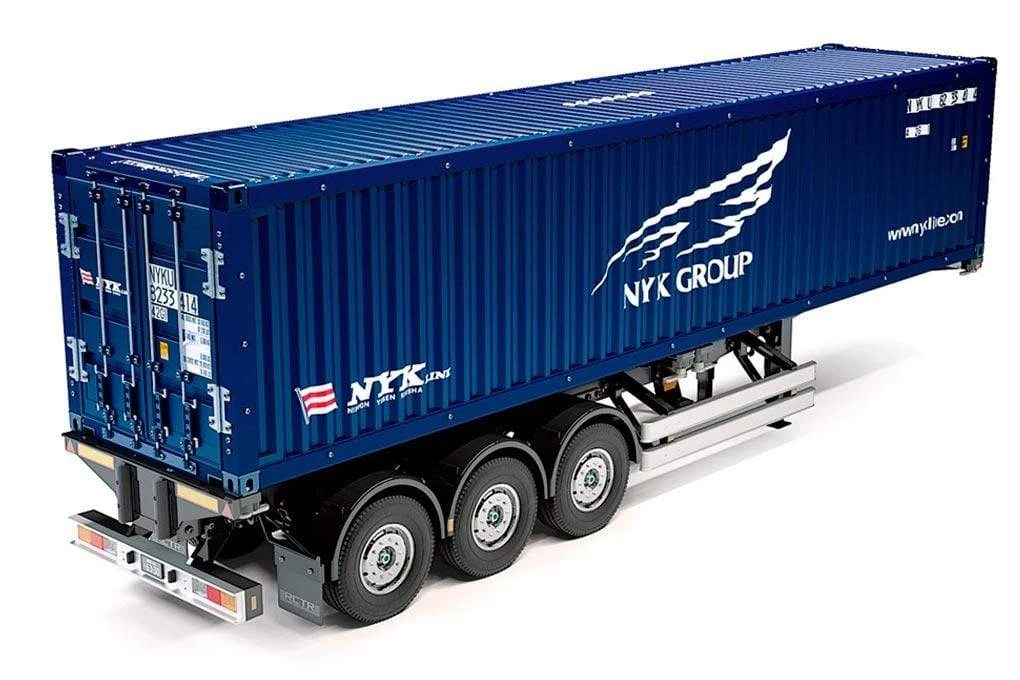 Tamiya NYK Container Trailer 1/14 Scale Plastic Model - KIT 3 Tamiya NYK Container Trailer 1/14 Scale Plastic Model - KIT