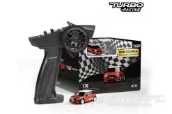 Turbo Racing BMW Red Mini Cooper 1/76 Scale 2WD - RTR -Freewing Shop turbo racing bmw red mini cooper 1 76 scale 2wd rtr motion rc 34400452378809